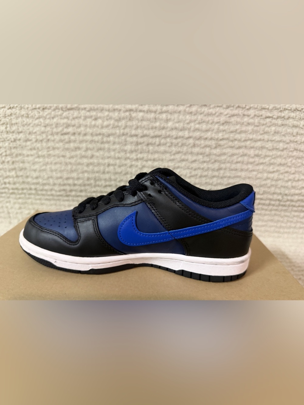 Nike Dunk Low GS Game Royal Black Blue Youth Size 4Y Sneakers No original Box - Picture 6 of 13